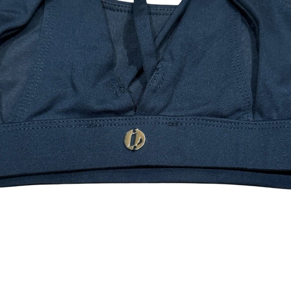 Lunalea Sz 8 Black Strappy Sports Bra Athletic - Picture 3 of 4